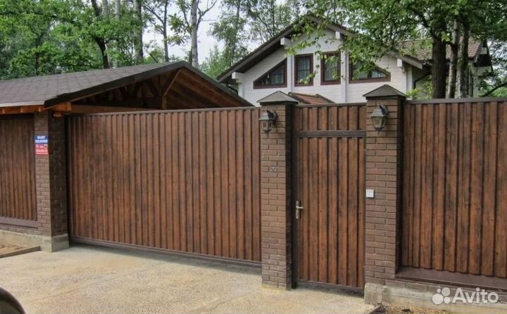 Забор металлический замер бесплатно под ключ