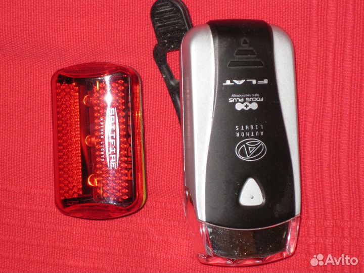 Велосипедные фонари - передний Author и задний