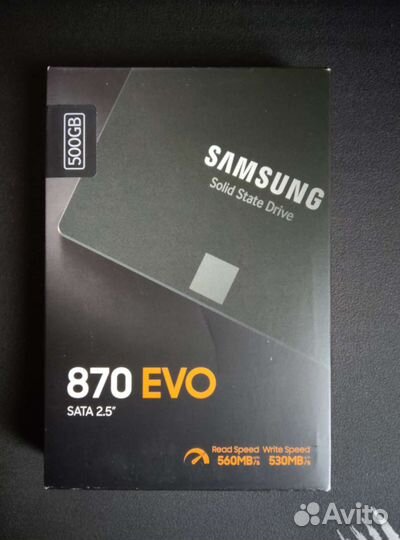 SSD Samsung 870 EVO 500GB/1TB новый