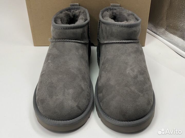 Угги Мужские Ugg Classic Ultra Mini Grey