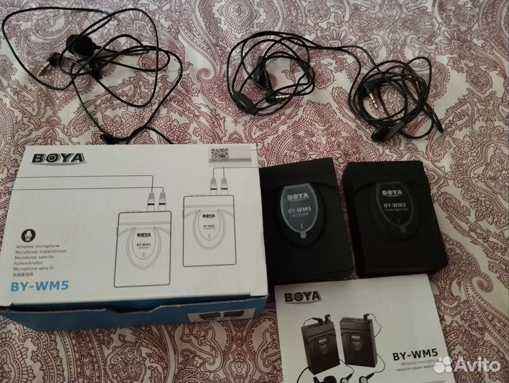 Микрофон петличный boya BY-WM5