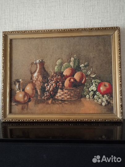 Картина натюрморт шелк