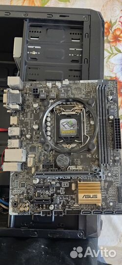 Материнская плата, с корпусом
