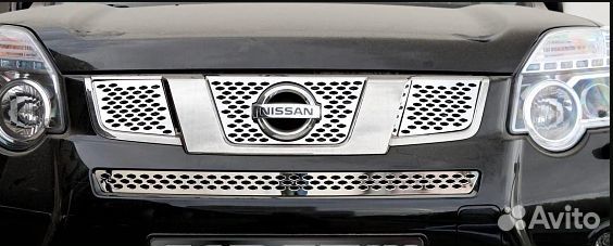 Накладки на решетку Nissan X-Trail T31 10-15