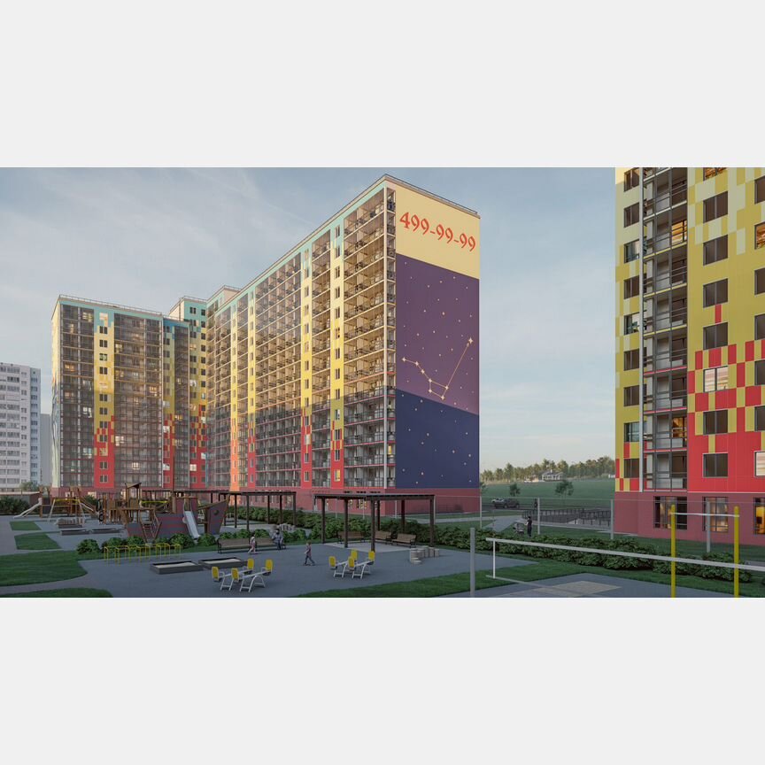 Квартира-студия, 31,5 м², 6/15 эт.