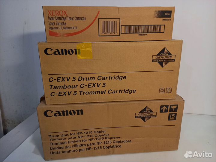 Картриджи для принтеров мфу canon xerox