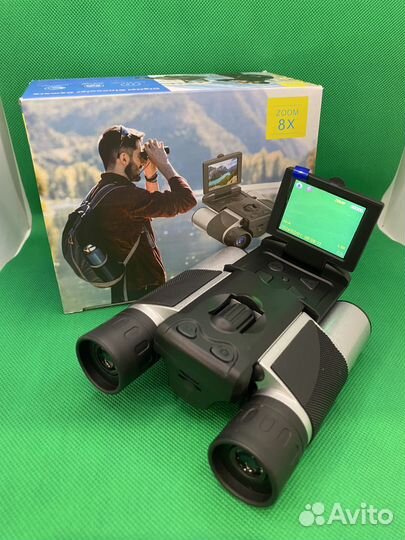 Бинокль с дисплеем х10