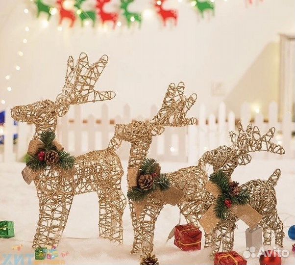 Светодиодный новогодний олень