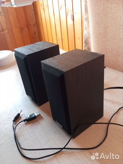 Колонки 2.0 Gembird 6 Вт USB-питание черные мдф