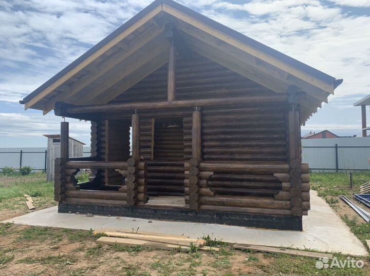 Конопатка,шлифовка, покраска и Герметизация деревя