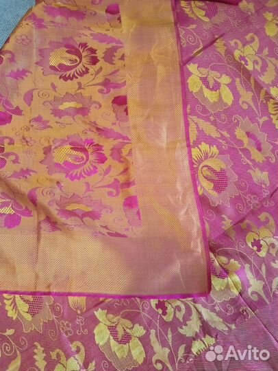 Жаккардовые платки, натуральный шёлк СССР