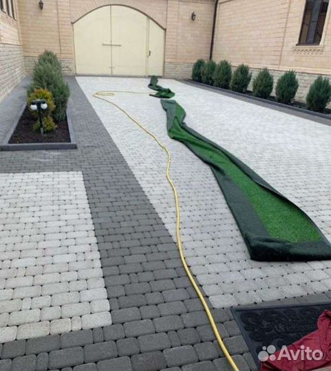 Укладка брусчатки