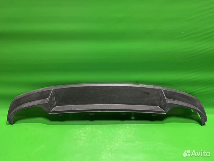 Юбка заднего бампера Skoda Octavia A7 2013+