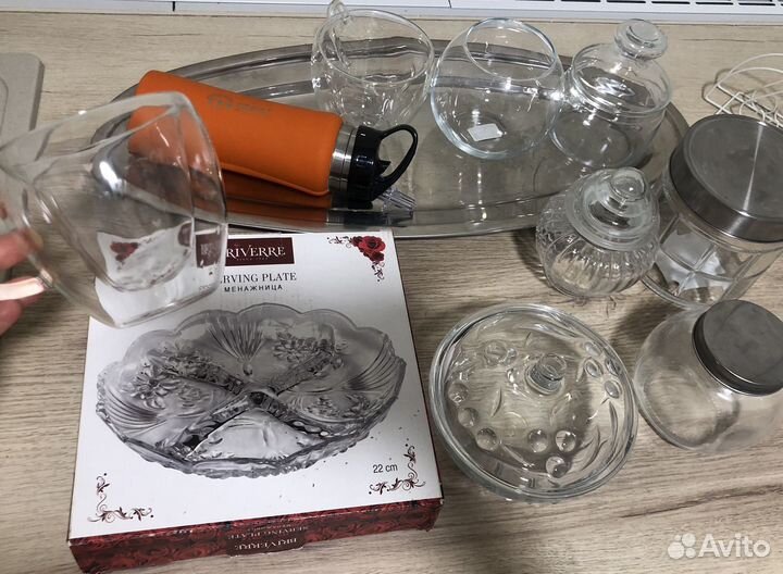 Посуда бокалы блюдо