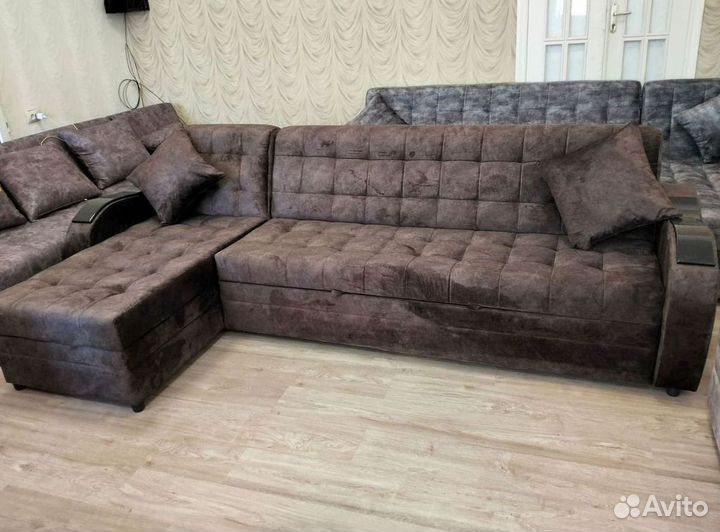 Угловой диван раскладной на заказ