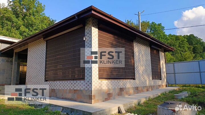 Гибкая фасадная плитка 