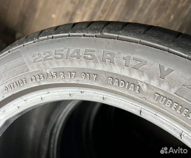 Continental ContiSportContact 5 225/45 R17 и 245/40 R17