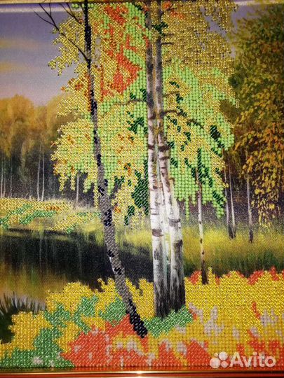 Картина, вышитая бисером