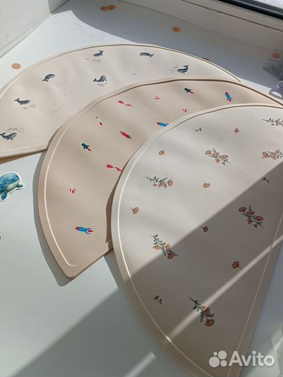 Силиконовый коврик на стол для прикорма малыша