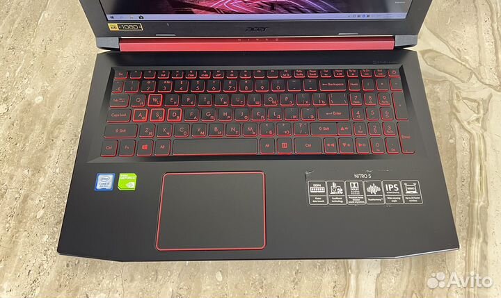 Мощный Acer Nitro 5 AN515 (i5-9300H/ MX 150/ 6 гб)