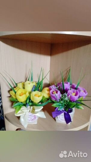 Мыльные букеты