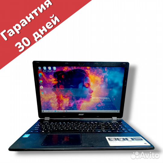 Ноутбук Acer ES1-512 Intel(4ядра) /2гб/SSD256 гб/w