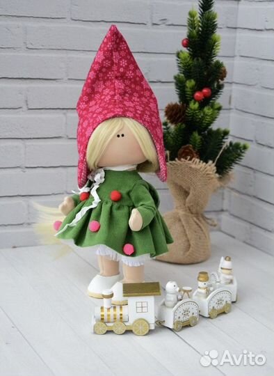 Интерьерная кукла ручной работы