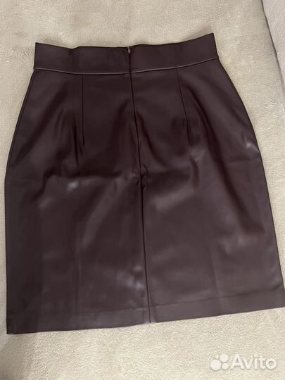 Кожаная юбка