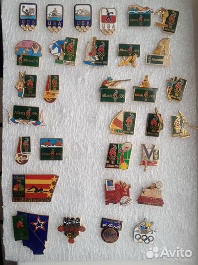 Значки (официальные знаки Олимпийских игр 1)