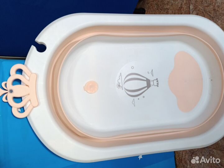 Детская ванночка для купания+стульчик для купания