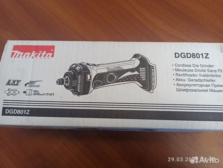 Прямая шлифовальная машинка Makita DZD801Z
