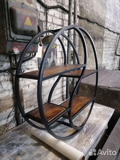 Полочка настенная Инь-Янь лофт