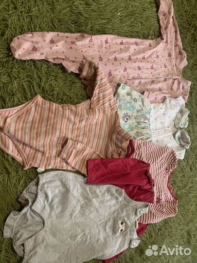 Детские вещи пакетом 68 74 на девочку