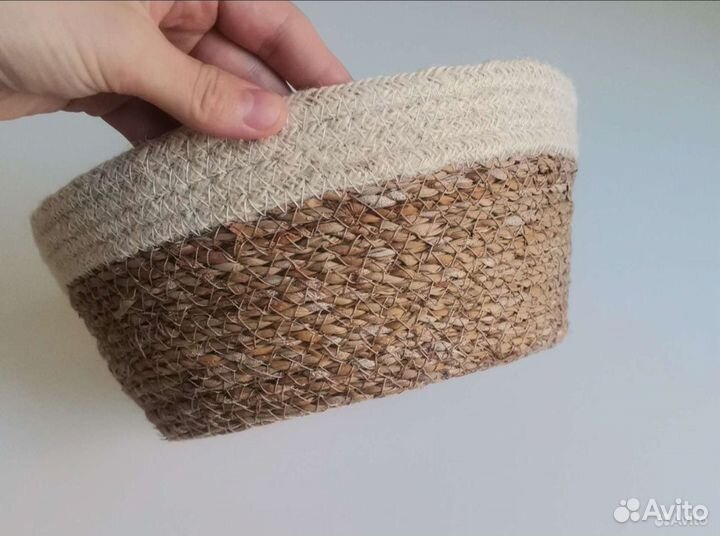 Новая плетёная корзина для хранения,корзинка 28#13