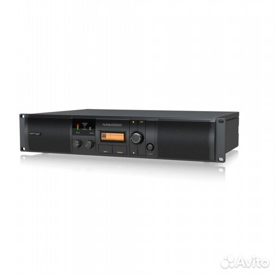 Behringer NX6000D, усилитель мощности 2 х 3000 Вт при 4 Ом 2 х 1600 Вт при 8 Ом