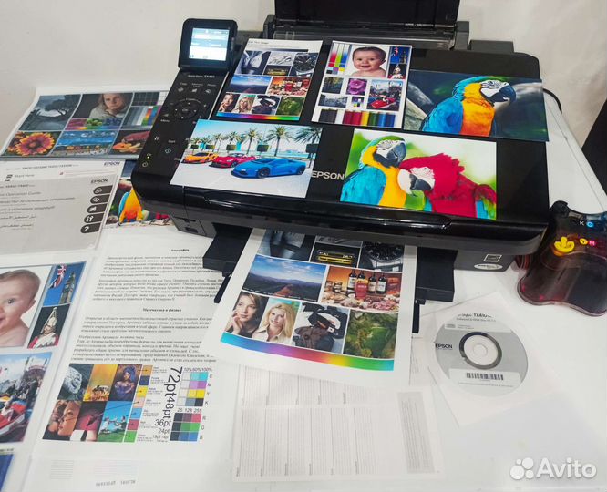 Мфу струйное Epson TX410 с снпч