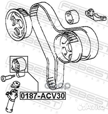Ролик натяжной ремня грм Febest 547 PB1322