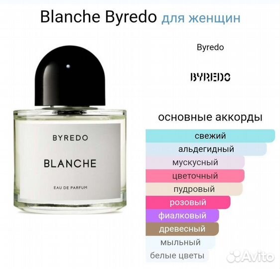 Byredo Blanche /распив