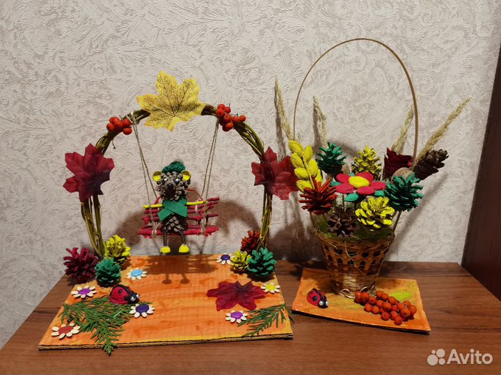 Поделка осенняя в сад или школу