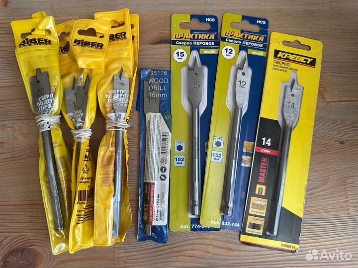Сверло по дереву биты новое