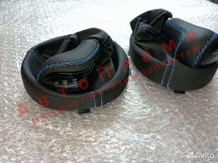 Ручки кпп и раздатки в коже Шевроле Нива