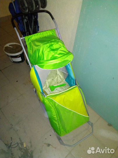 Коляска санки