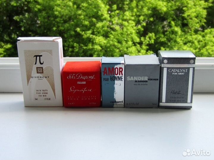 Cacharel Amor, Halston Catalyst, Givenchy Pi