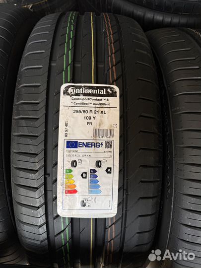 Continental ContiSportContact 5 SUV ContiSeal 255/50 R21 и 285/45 R21 109Y