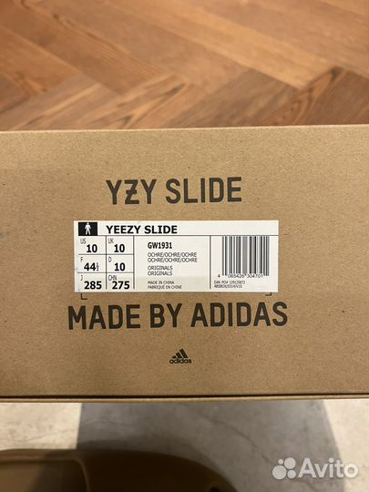 Тапки adidas yeezy slide оригинал