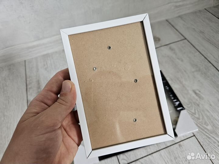 Две рамки для фото и декоративные прищепки набором