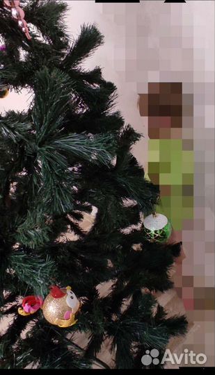 Елка искусственная 210 см бу