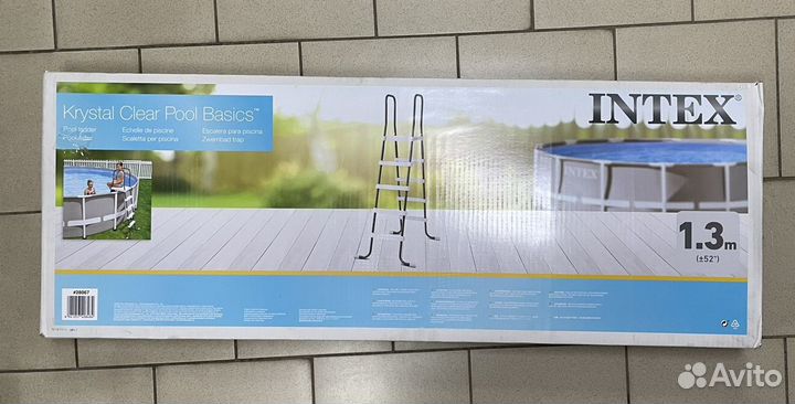 Лестница для бассейна intex 1.3 м