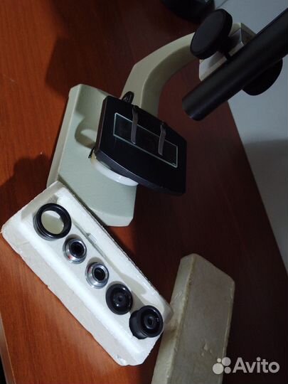 Микроскоп Юннат-1 с комплектом линз