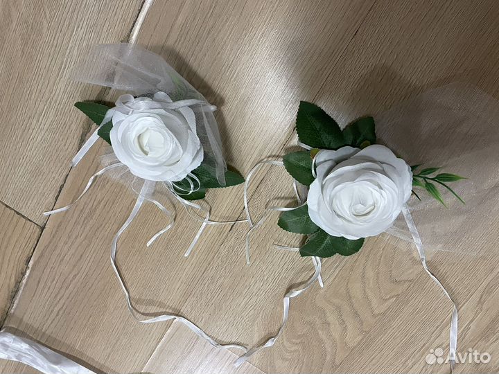 Комплект украшений на свадебную машину